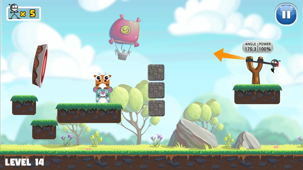 Cuplikan Layar Game Slingshot Ace