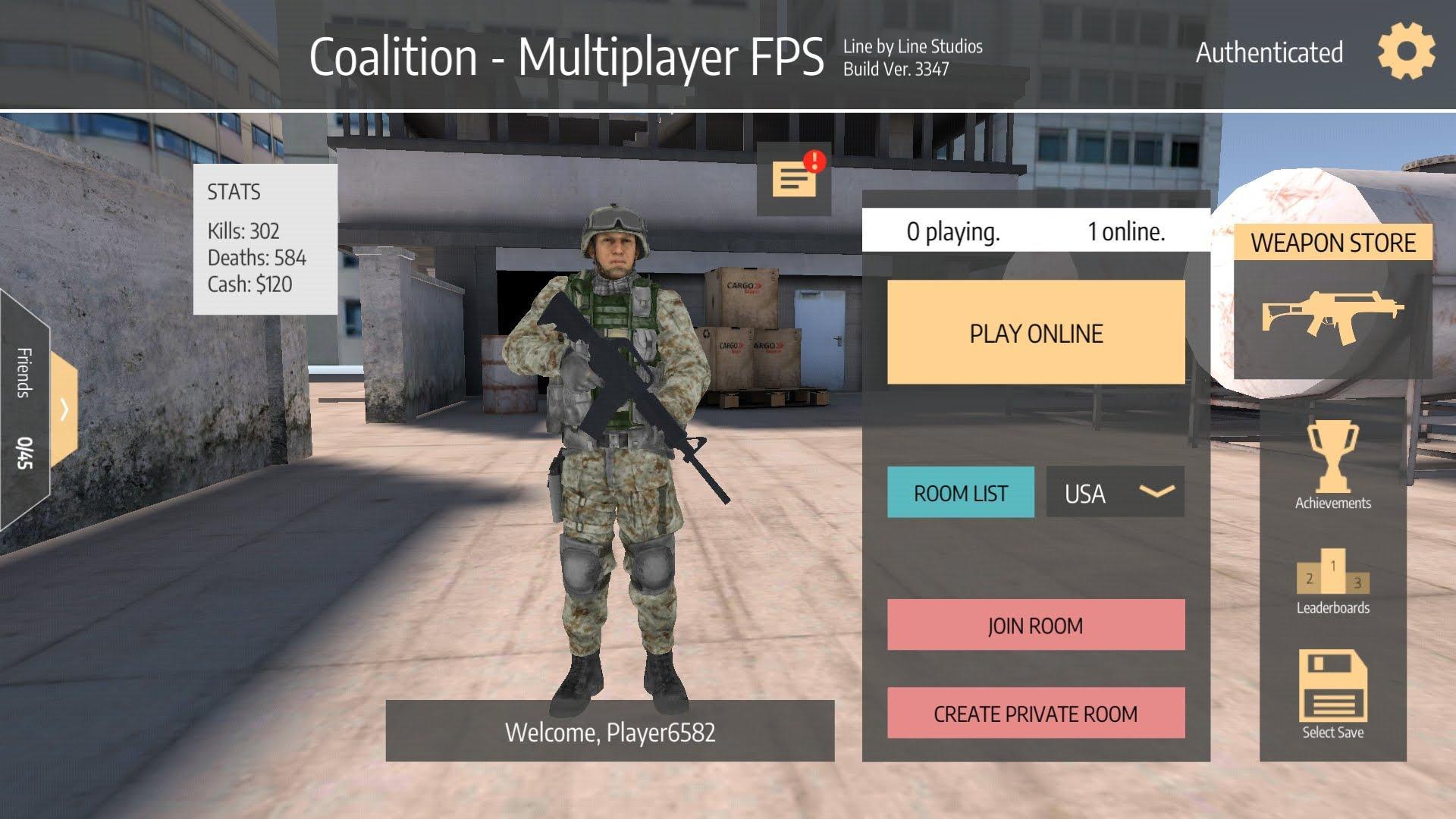 Cuplikan Layar Game Coalition - Multiplayer FPS