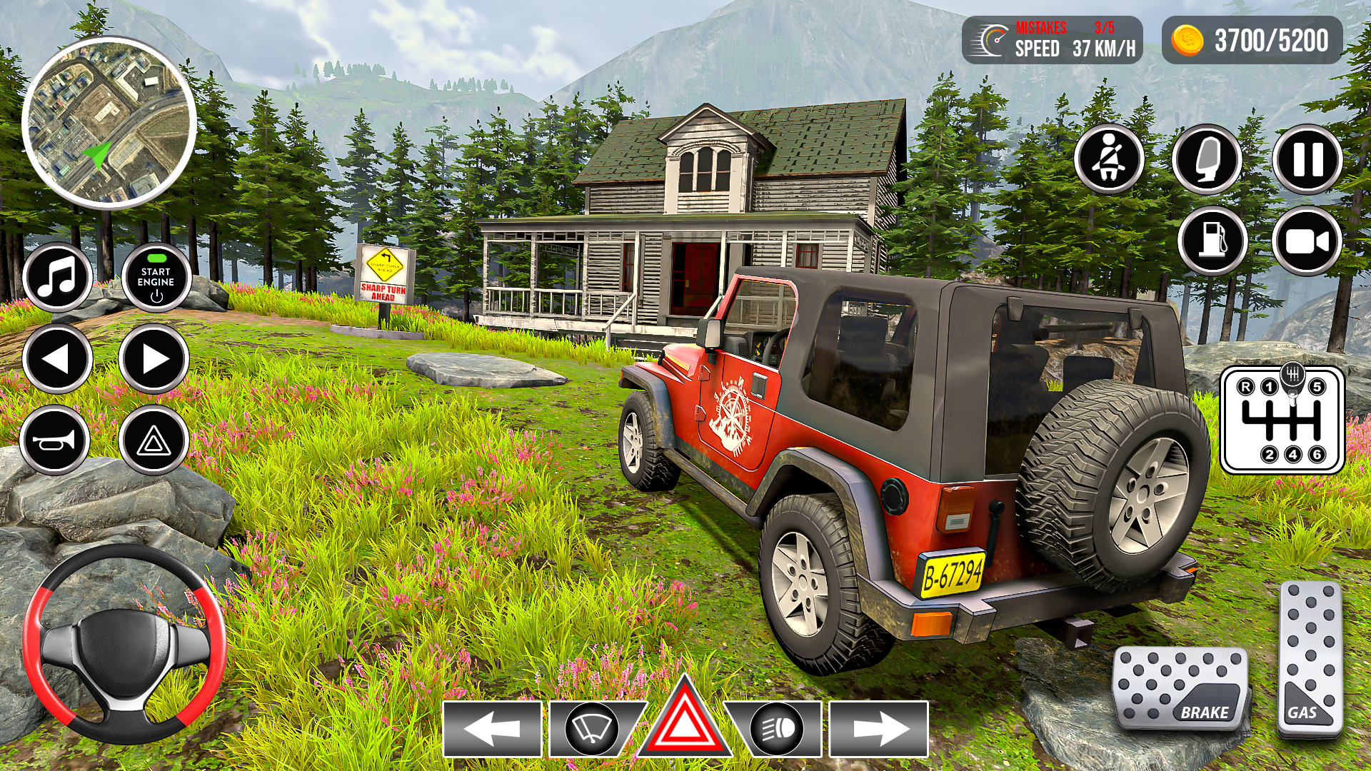 Jeep Driving Offroad Car Games Game Screenshot