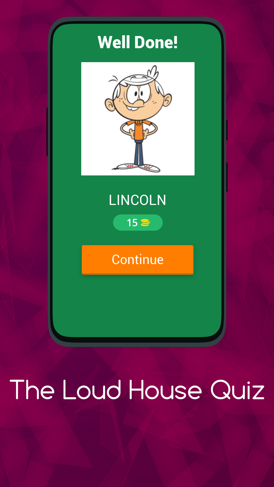 Screenshot of The Loud House Quiz