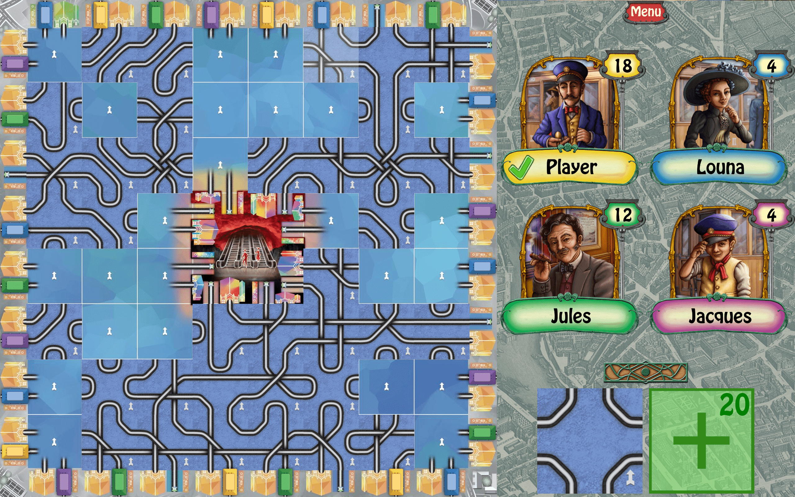 Metro - the board game Game Screenshot