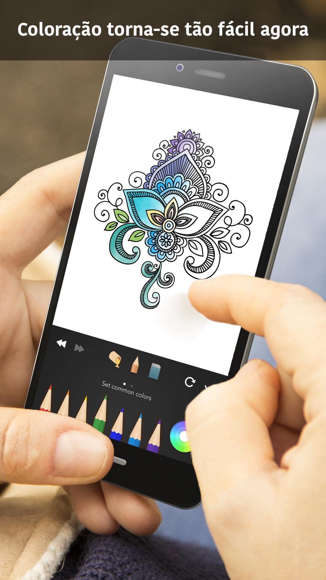 Captura de Tela do Jogo Mandala Coloring Book