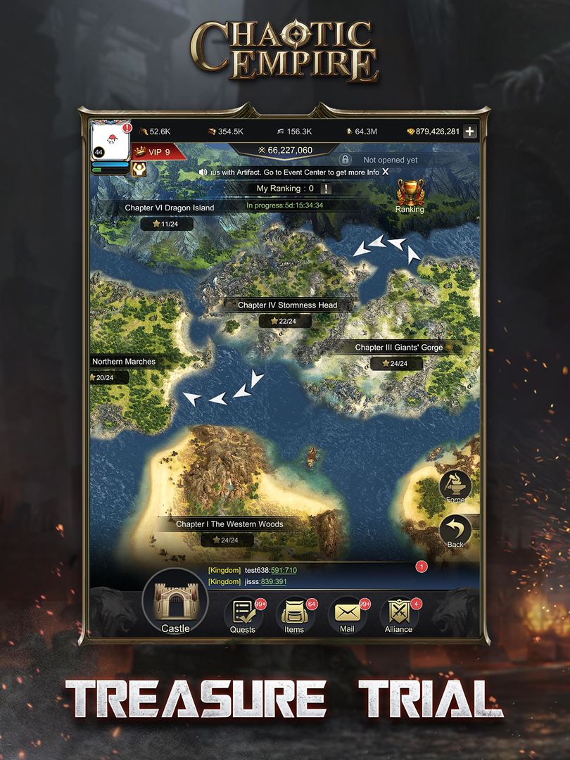 Chaotic Empire: Legendary Strategy Game ภาพหน้าจอเกม
