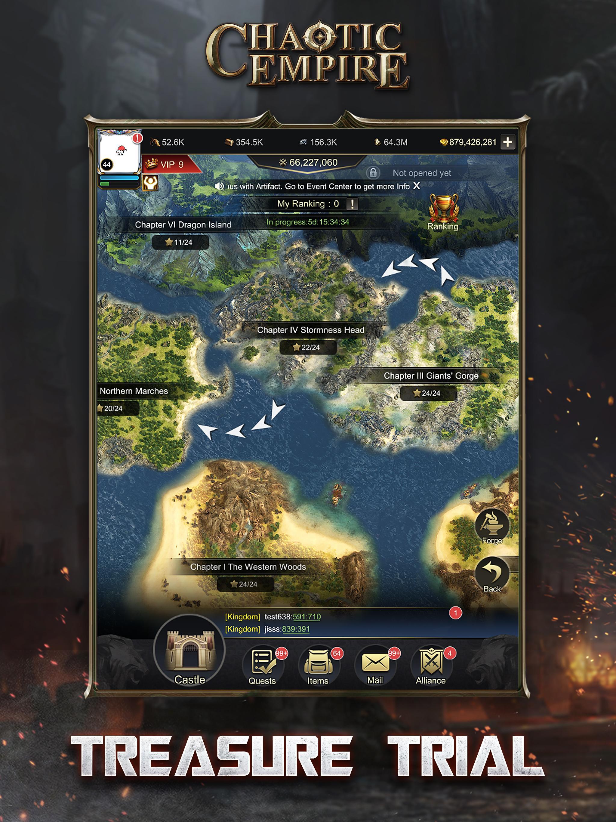 Chaotic Empire: Legendary Strategy Game Game Screenshot