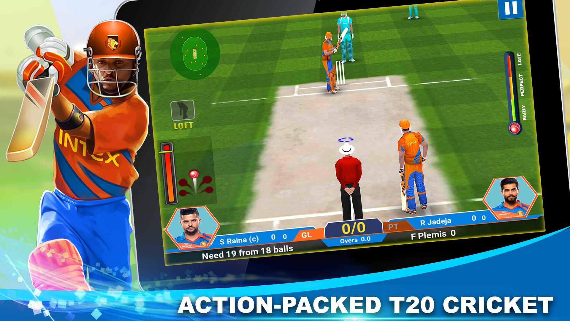 Gujarat Lions T20 Cricket Game 遊戲截圖