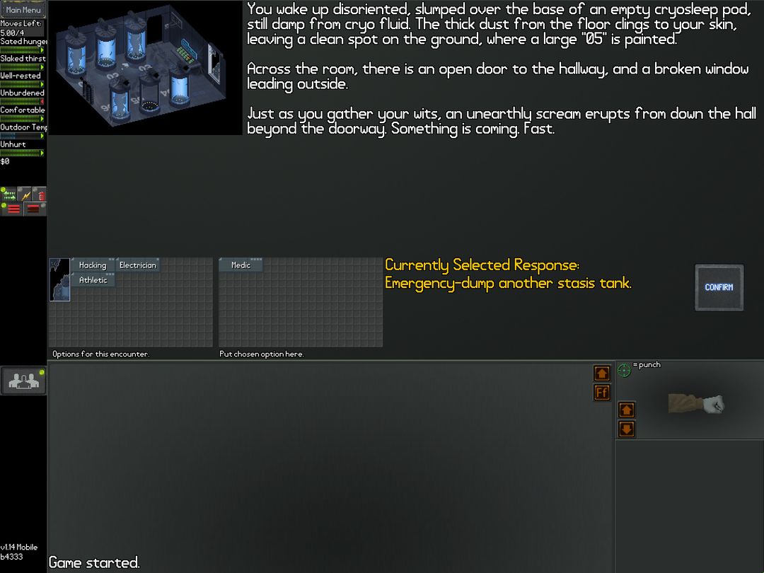 NEO Scavenger screenshot game