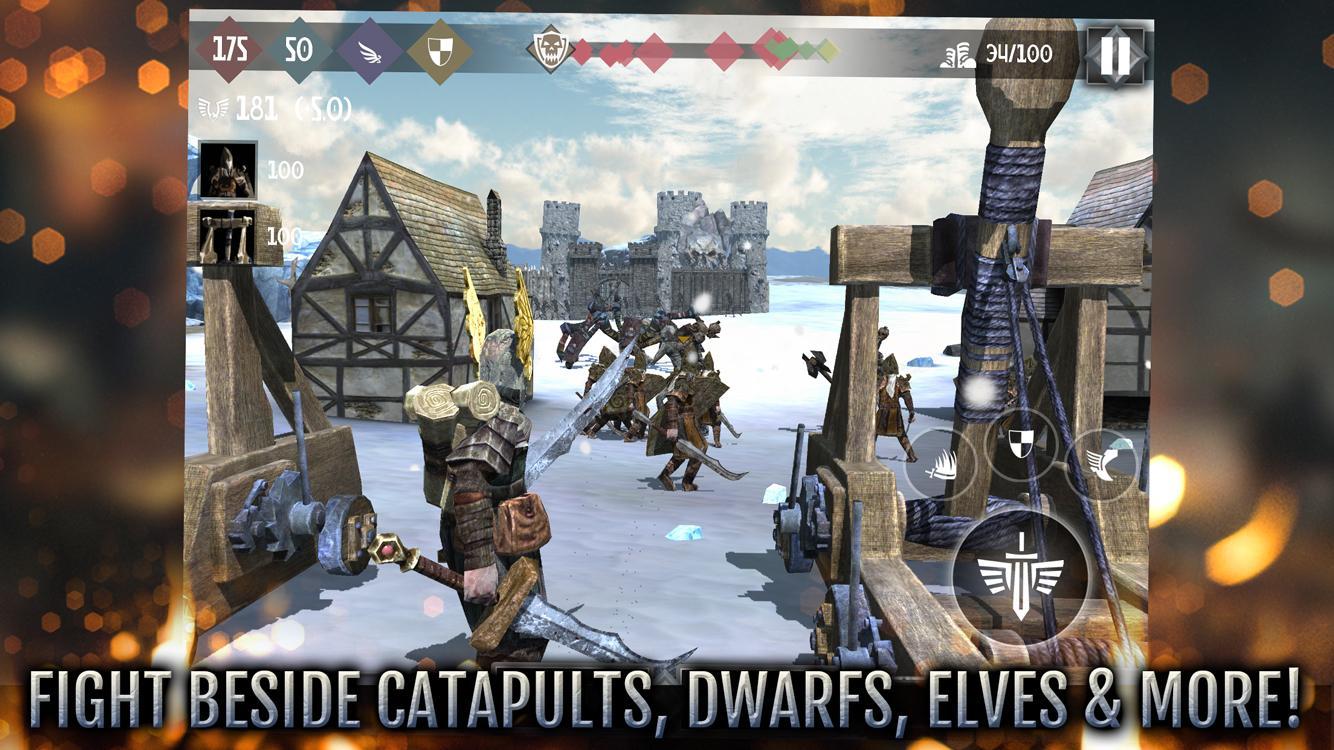 Cuplikan Layar Game Heroes and Castles 2: Premium