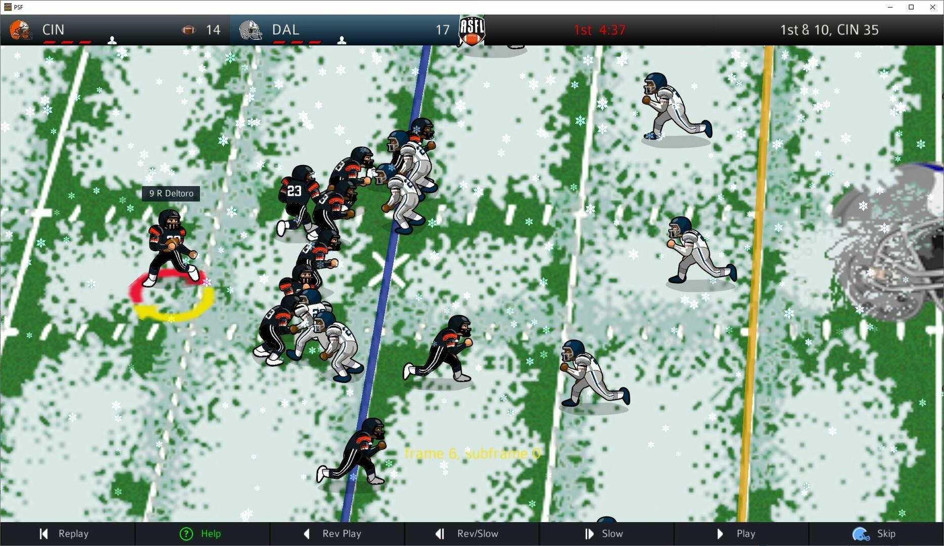 Pro Strategy Football 2025 Game Screenshot