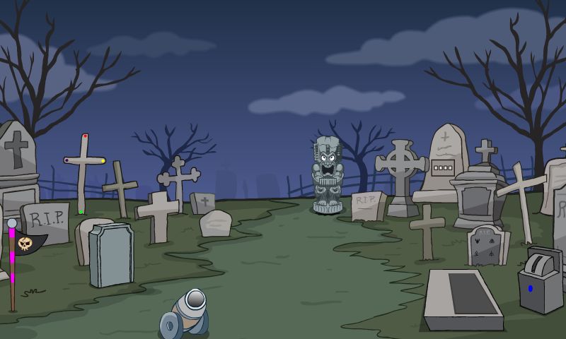 Cemetery Treasure Escape 게임 스크린 샷