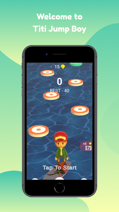 Titi Jump Boy : Peconi Game Screenshot