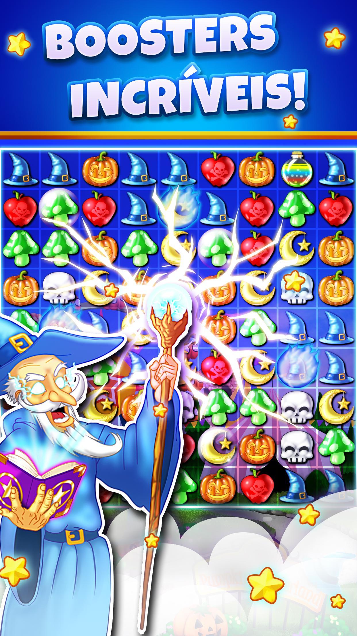 Captura de Tela do Jogo Witch Puzzle - Jogos de Combin
