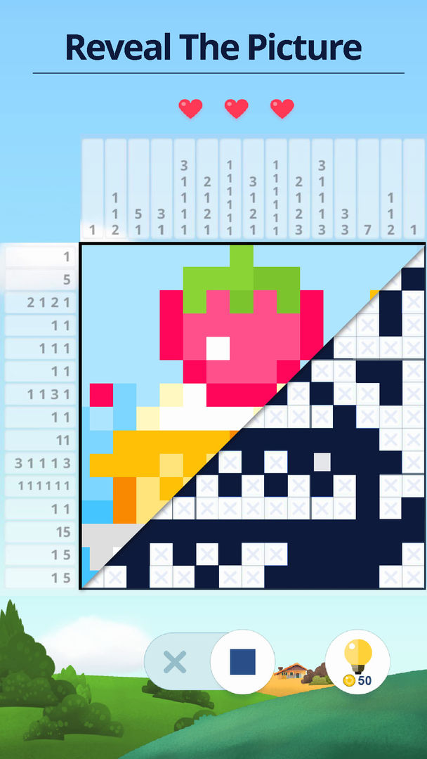 Screenshot of Nonogram: Picture cross puzzle