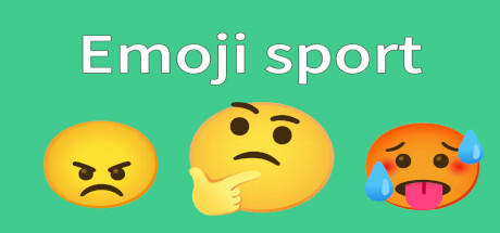 Banner of emoji sport 