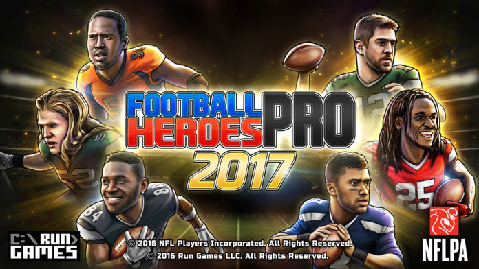Football Heroes PRO 2017 - featuring NFL Players 게임 스크린 샷