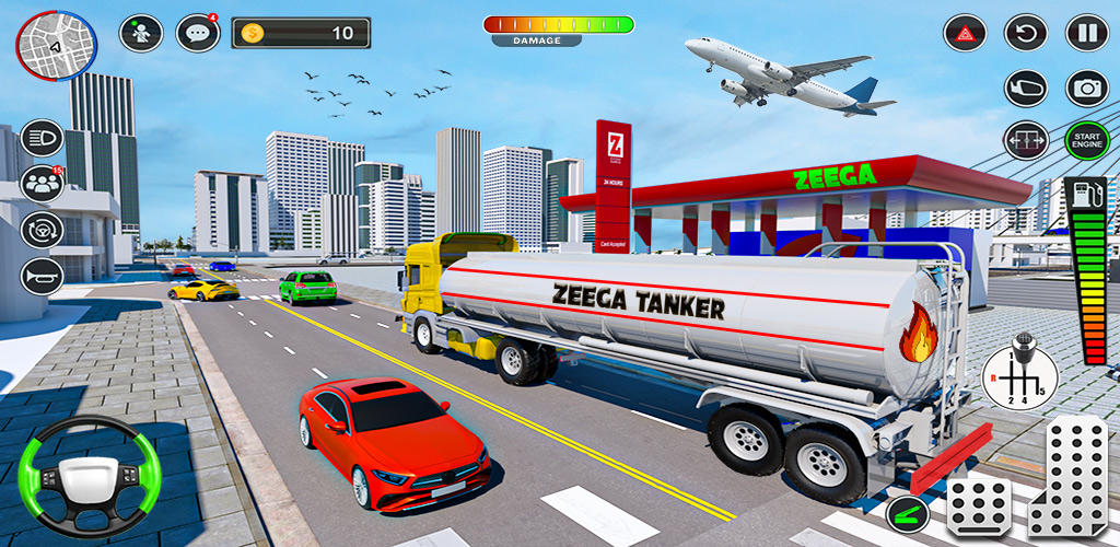 Cuplikan Layar Game Oil Truck Transport Driving 3D