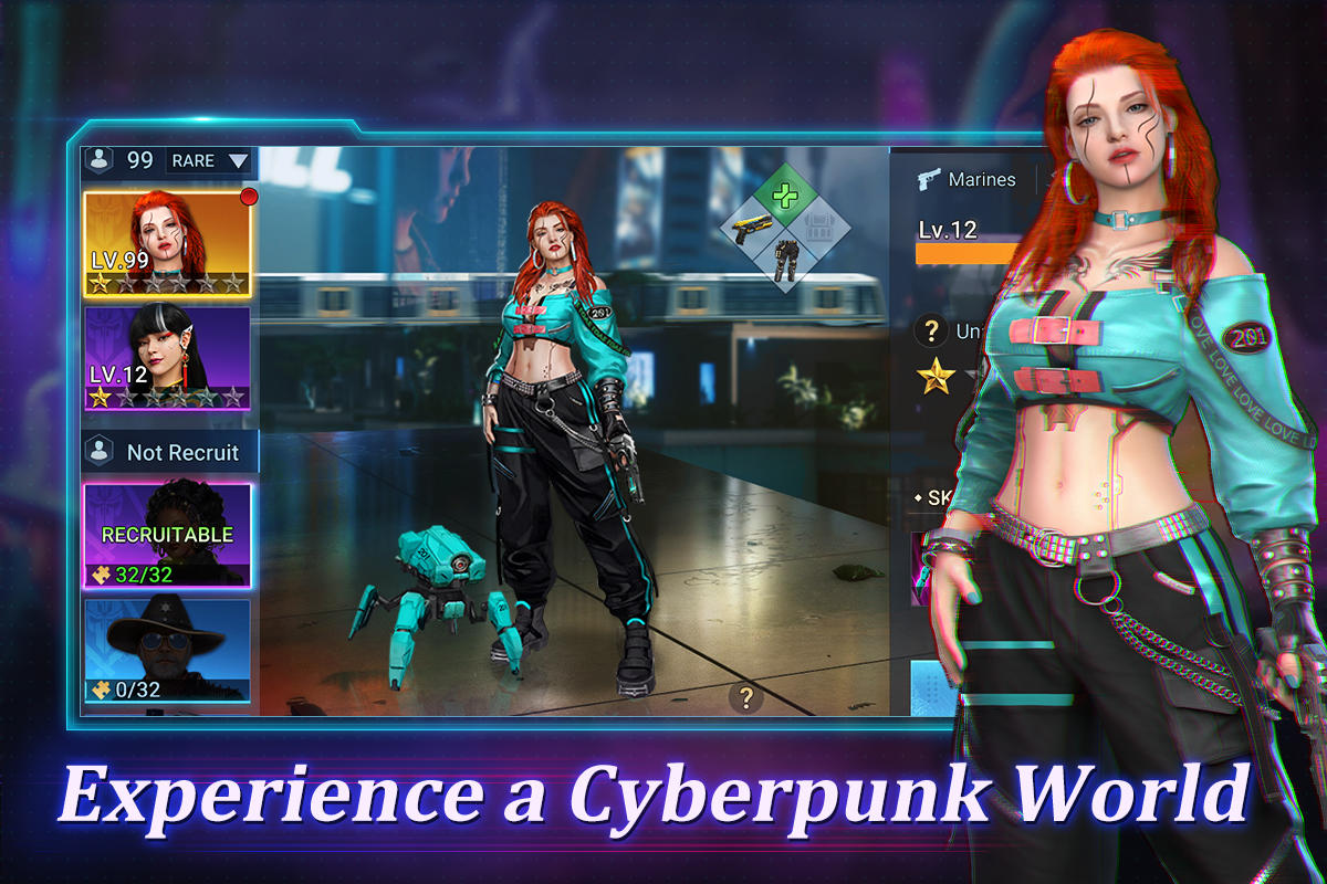 Screenshot 1 of Cyberpunk Mobile - Sternenstadt 1.0.457