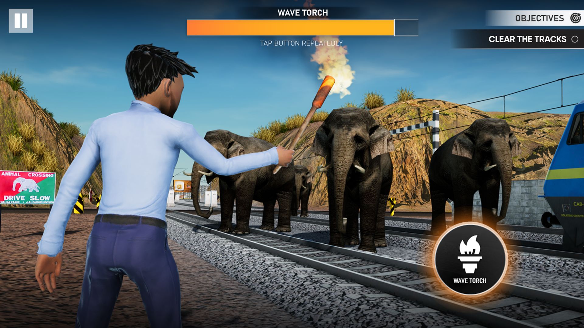 Screenshot of Indian Train Simulator