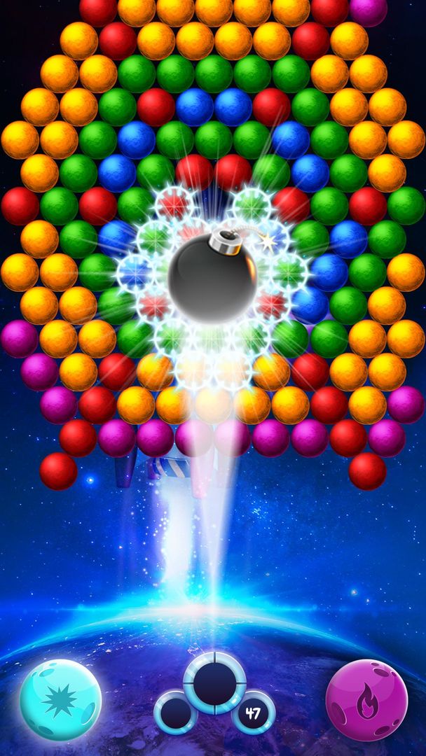 Screenshot of Bubble Star Fever