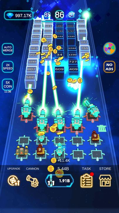 Fireline Merge Defense 3D Game Screenshot