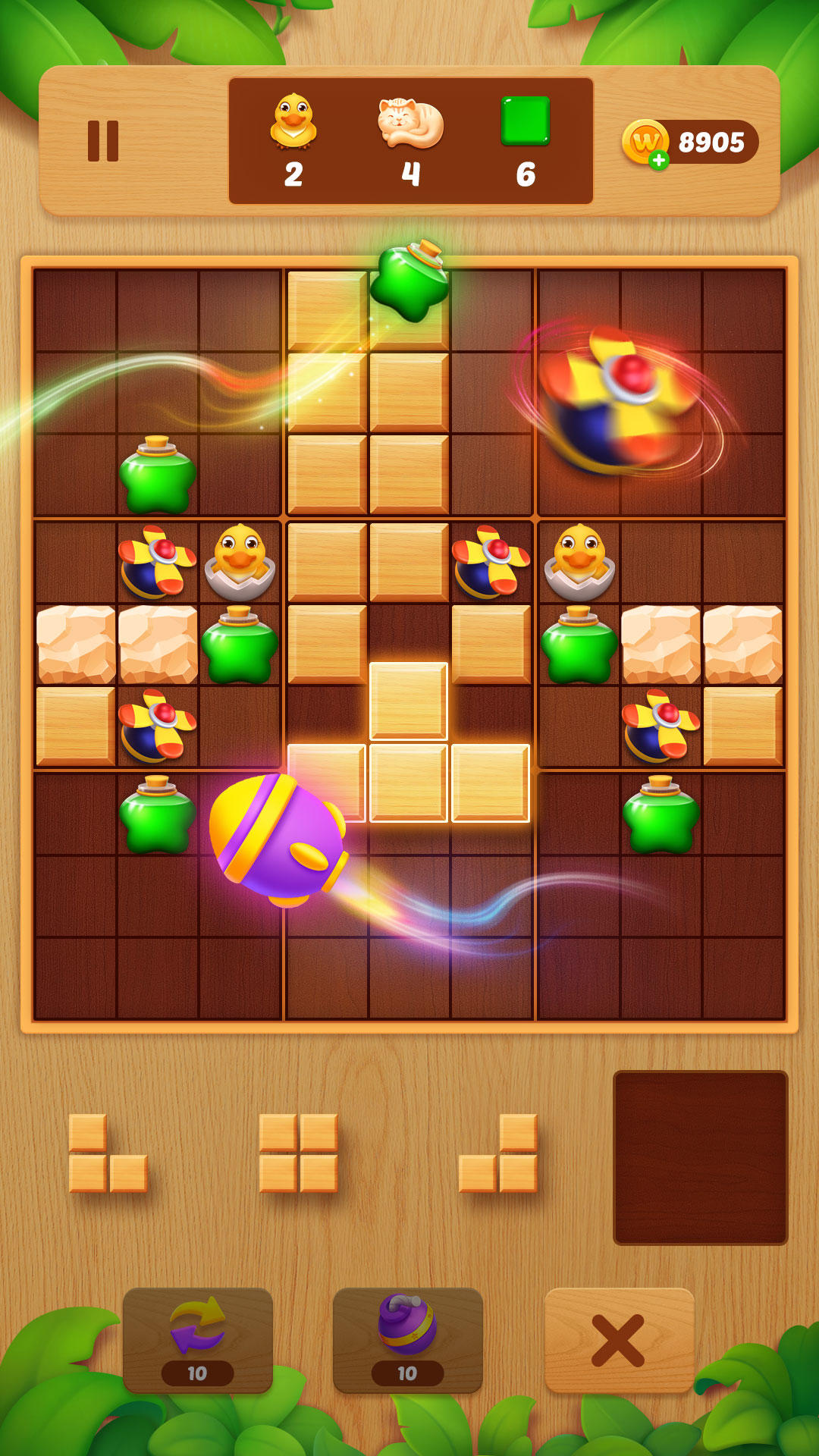 Cuplikan Layar Game Block Crush: Wood Block Puzzle