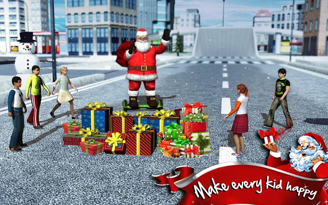 Hoverboard Rider 3D:Santa Xmas遊戲截圖