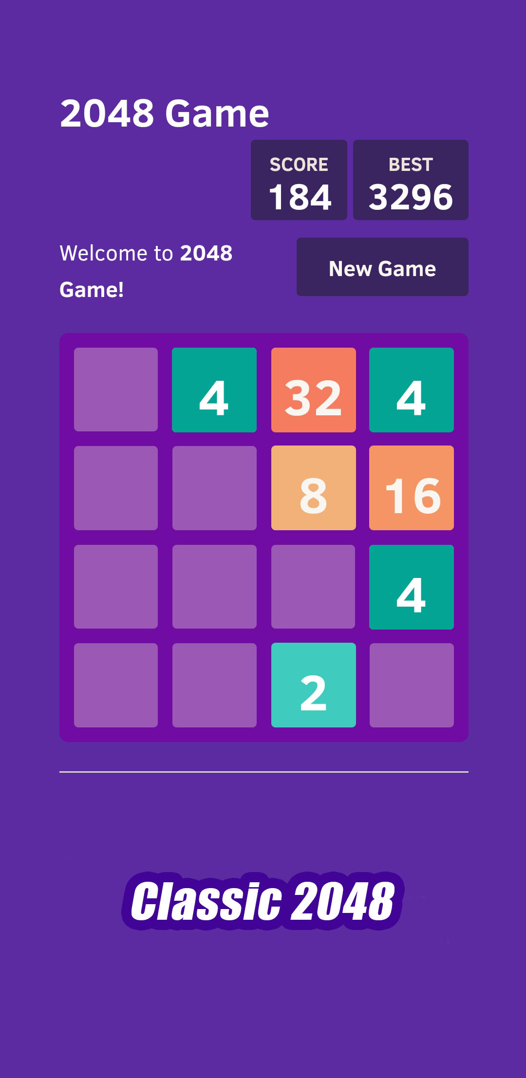 2048 Classic Merge Jogo de quebra cabeça grátis versão móvel andróide  iOS-TapTap