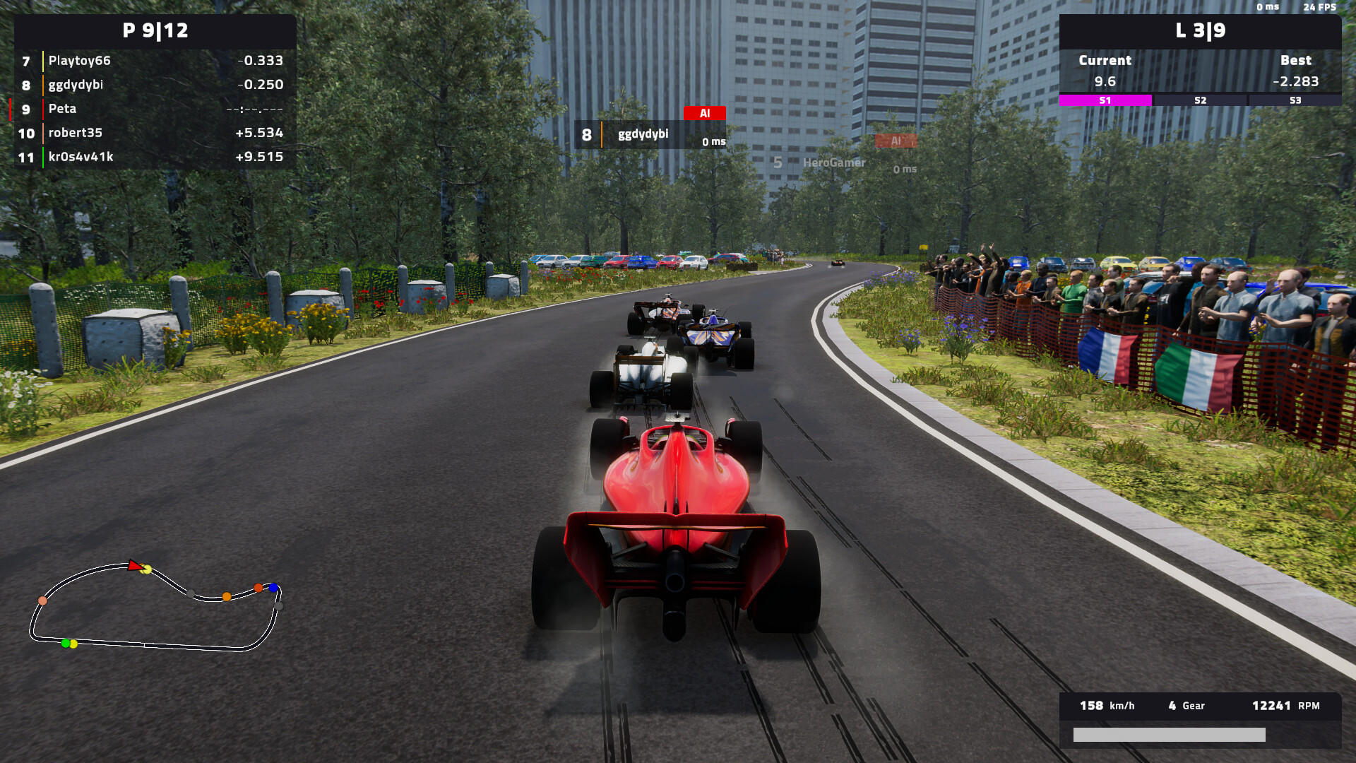 Screenshot of Formula Evolution 2024