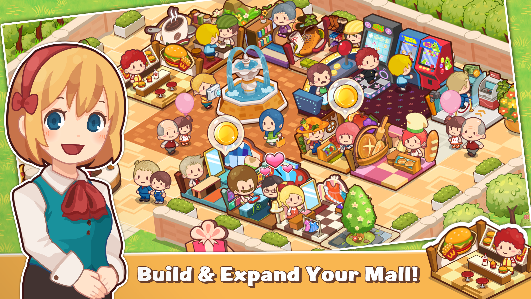 Happy Mall Story: Sim Game Game Screenshot