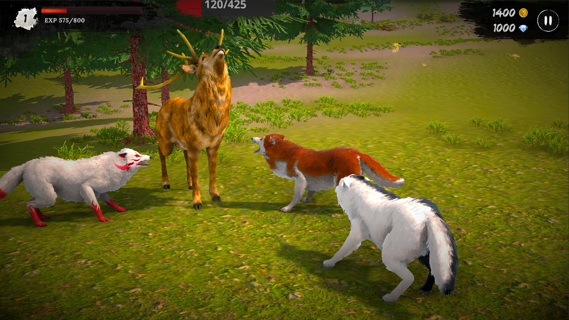 The Alpha Wolf screenshot game
