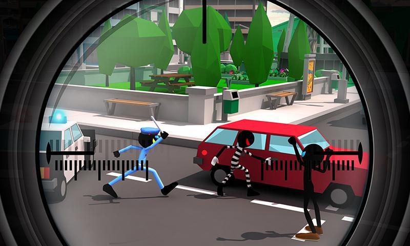 Stickman Sniper Squad 2017 Game Screenshot