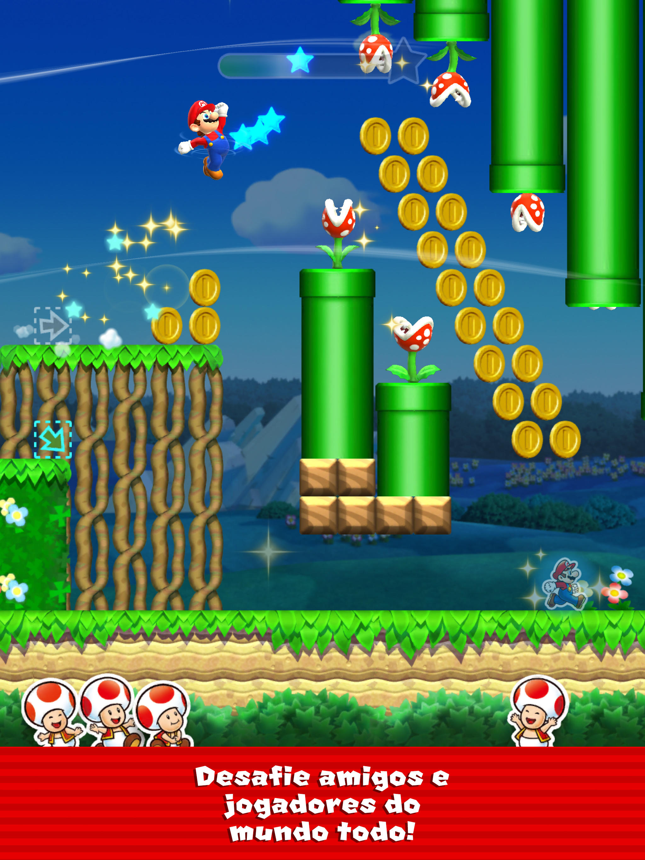 Captura de Tela do Jogo Super Mario Run
