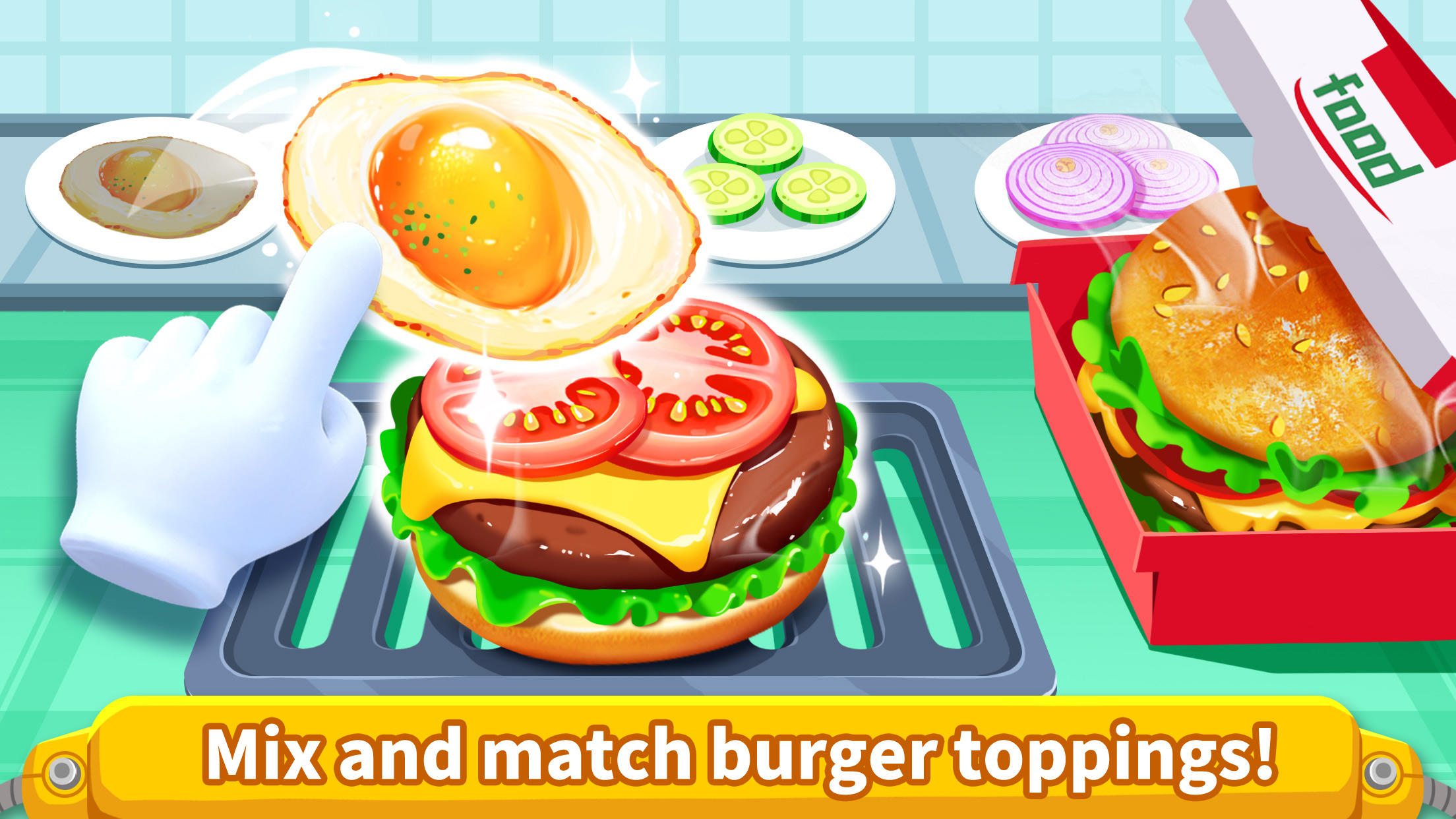 Скриншот игры Little Panda's Space Kitchen