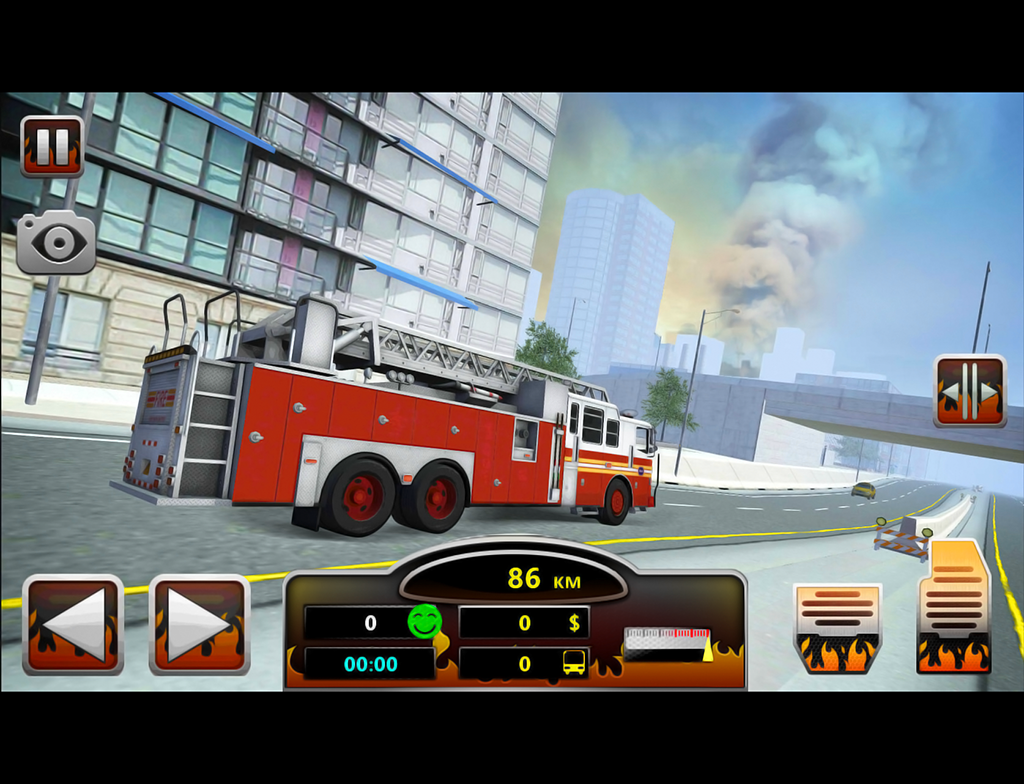 Fire Truck Simulator 2016 ゲームのスクリーンショット