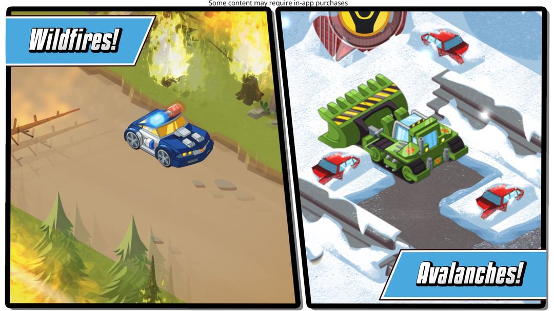 Transformers Rescue Bots: 영웅 게임 스크린 샷