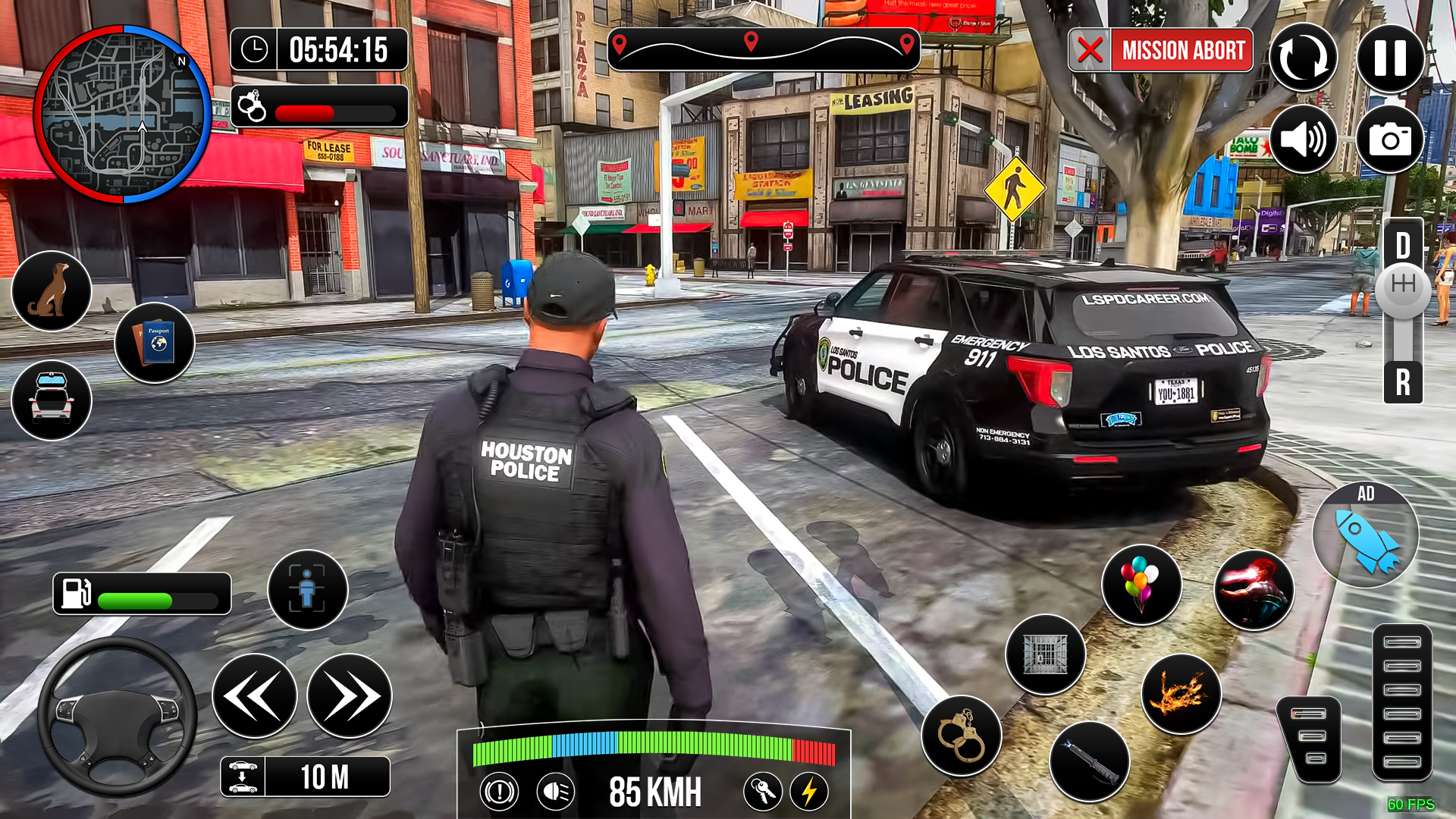 Cuplikan Layar Game Police Duty Cop Car Chase Sim