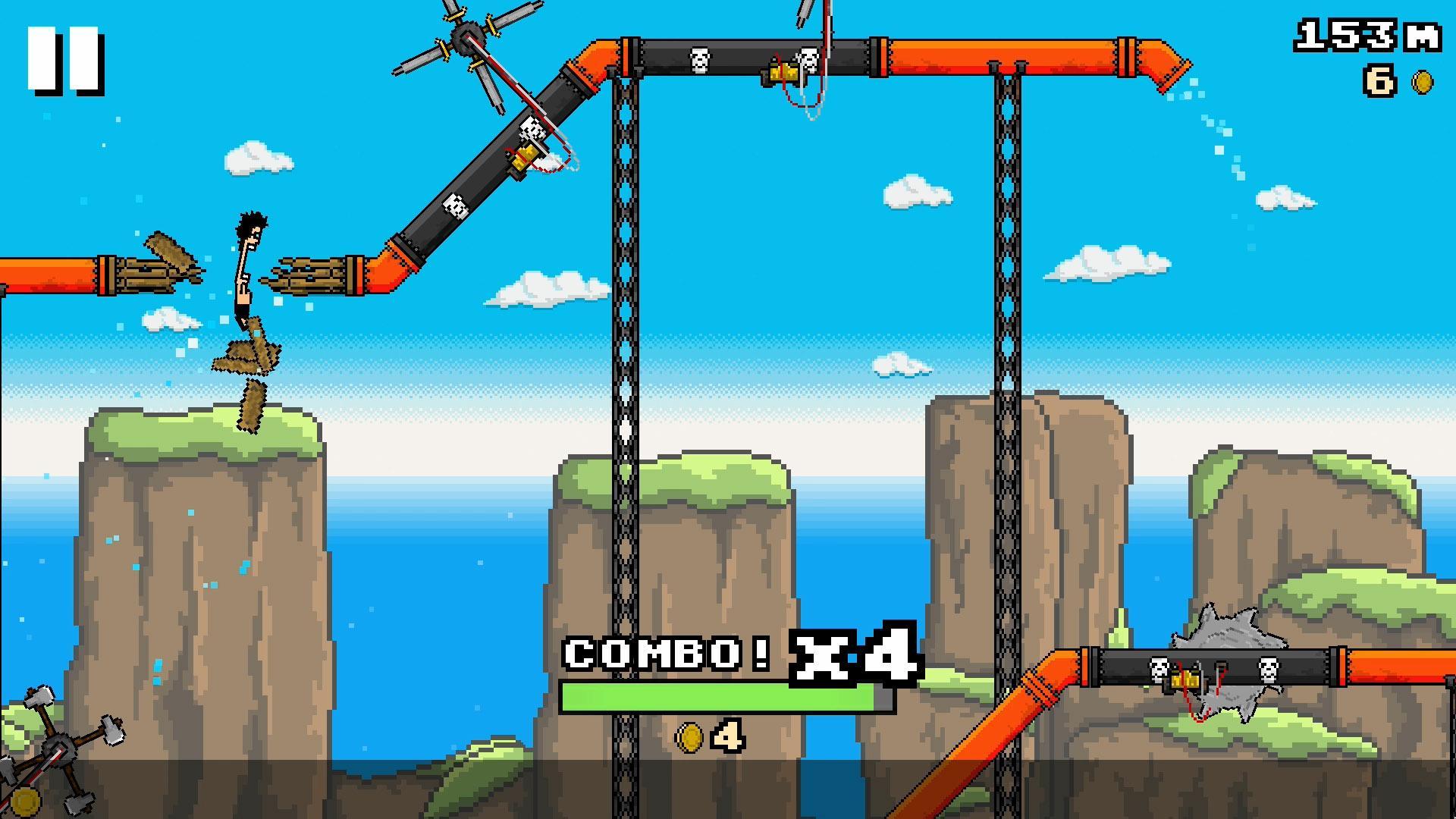 8-BIT WATERSLIDE Game Screenshot