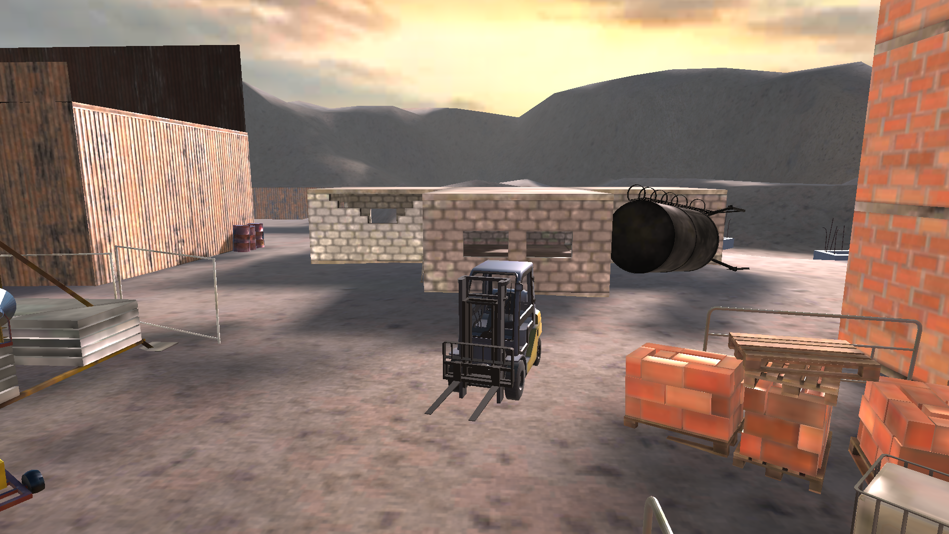Forklift Driver Simulator Game Game Screenshot