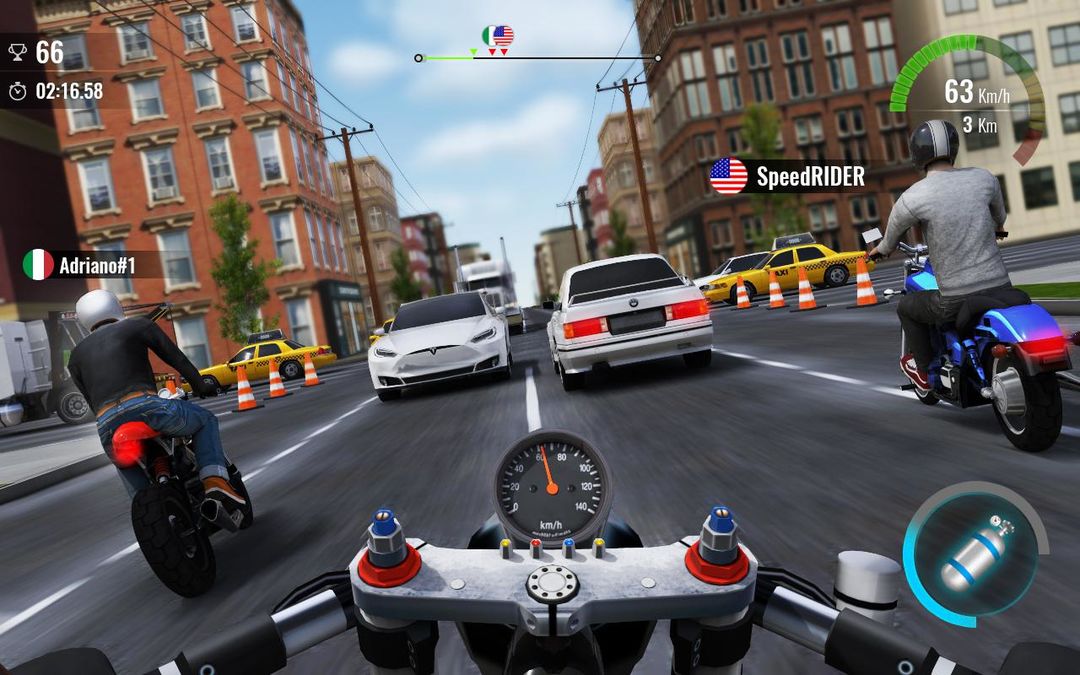 Moto Traffic Race 2遊戲截圖