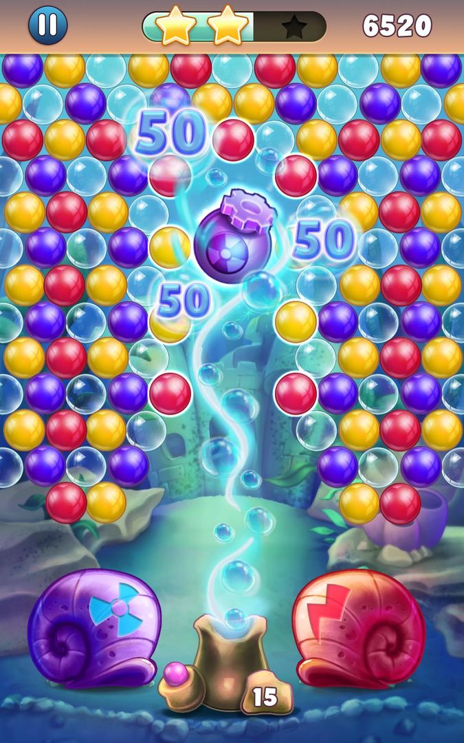 Bubble Aqua screenshot game