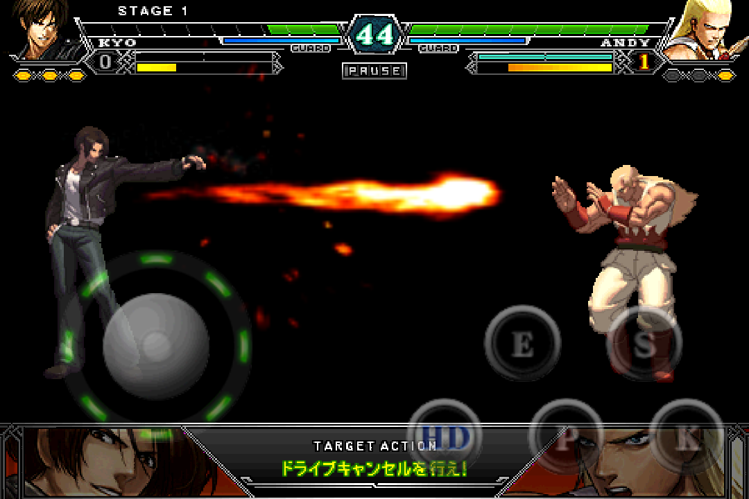 THE KING OF FIGHTERS-A 2012(F) ゲームのスクリーンショット