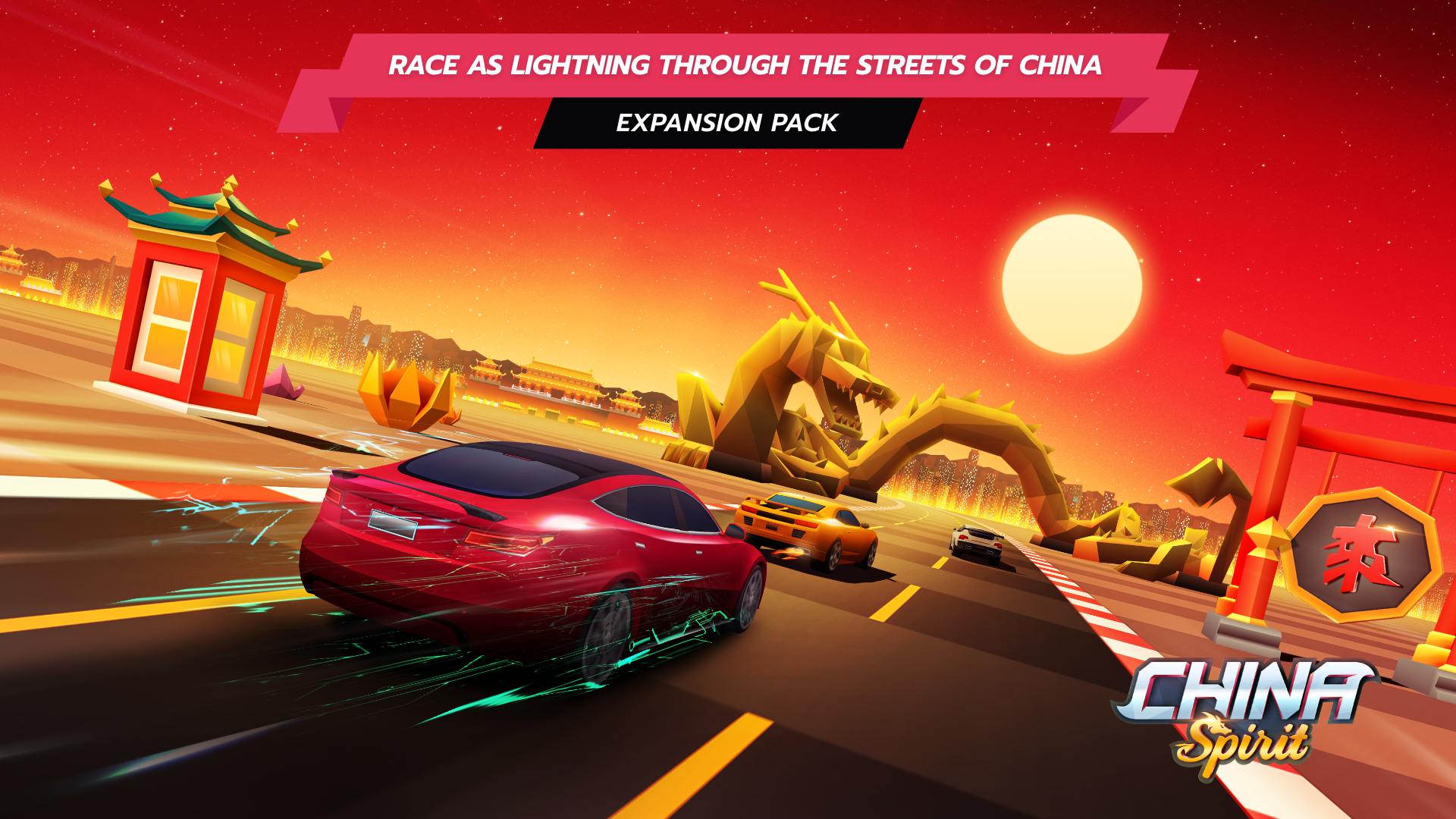 Horizon Chase – Arcade Racing Game Screenshot