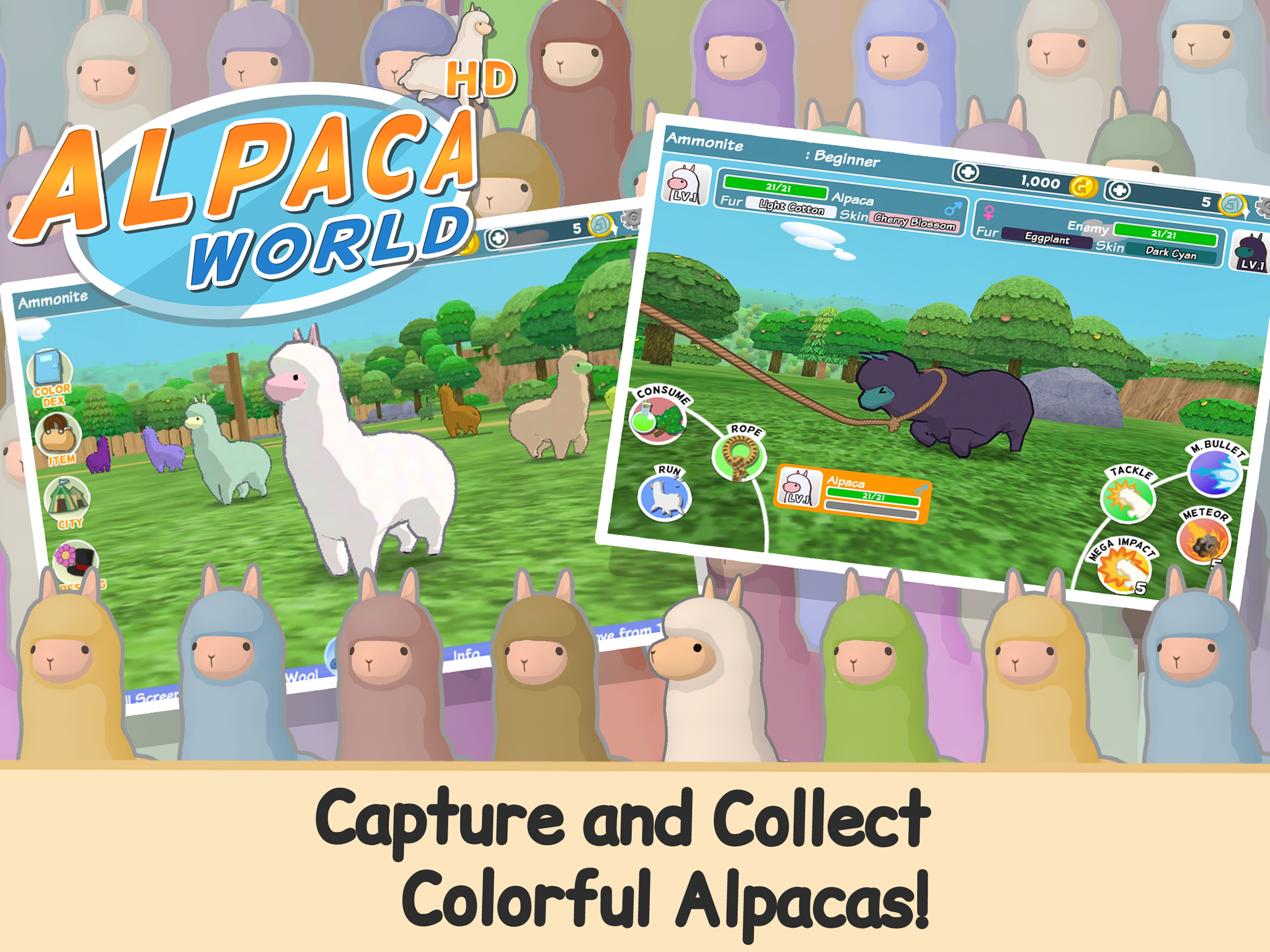 Alpaca World HD+ Game Screenshot