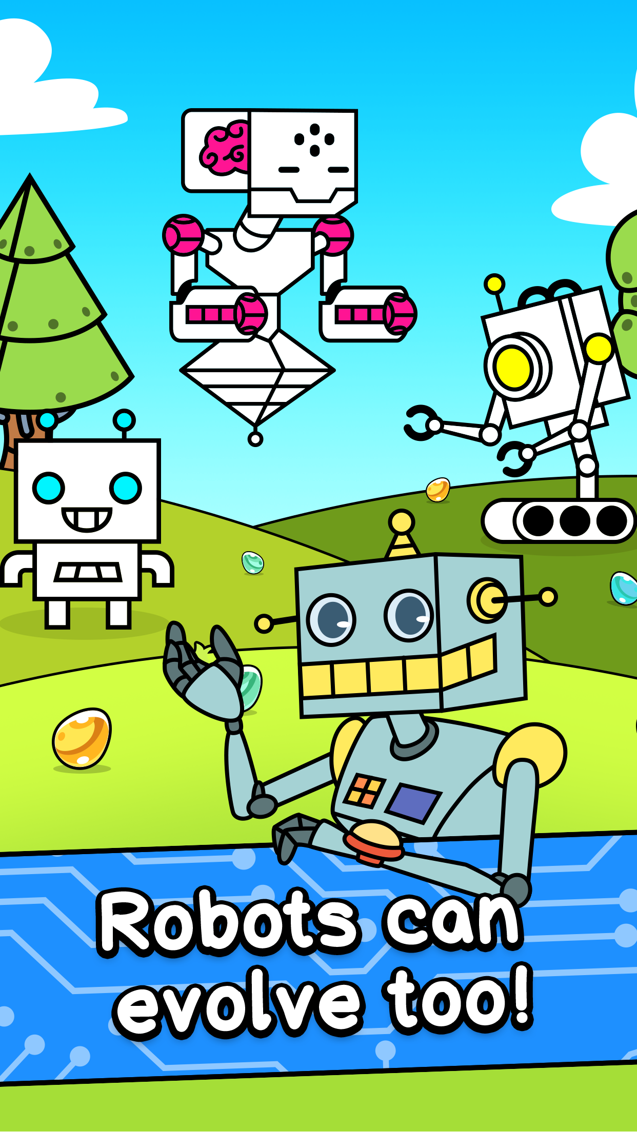 Robot Evolution - Clicker Game 遊戲截圖
