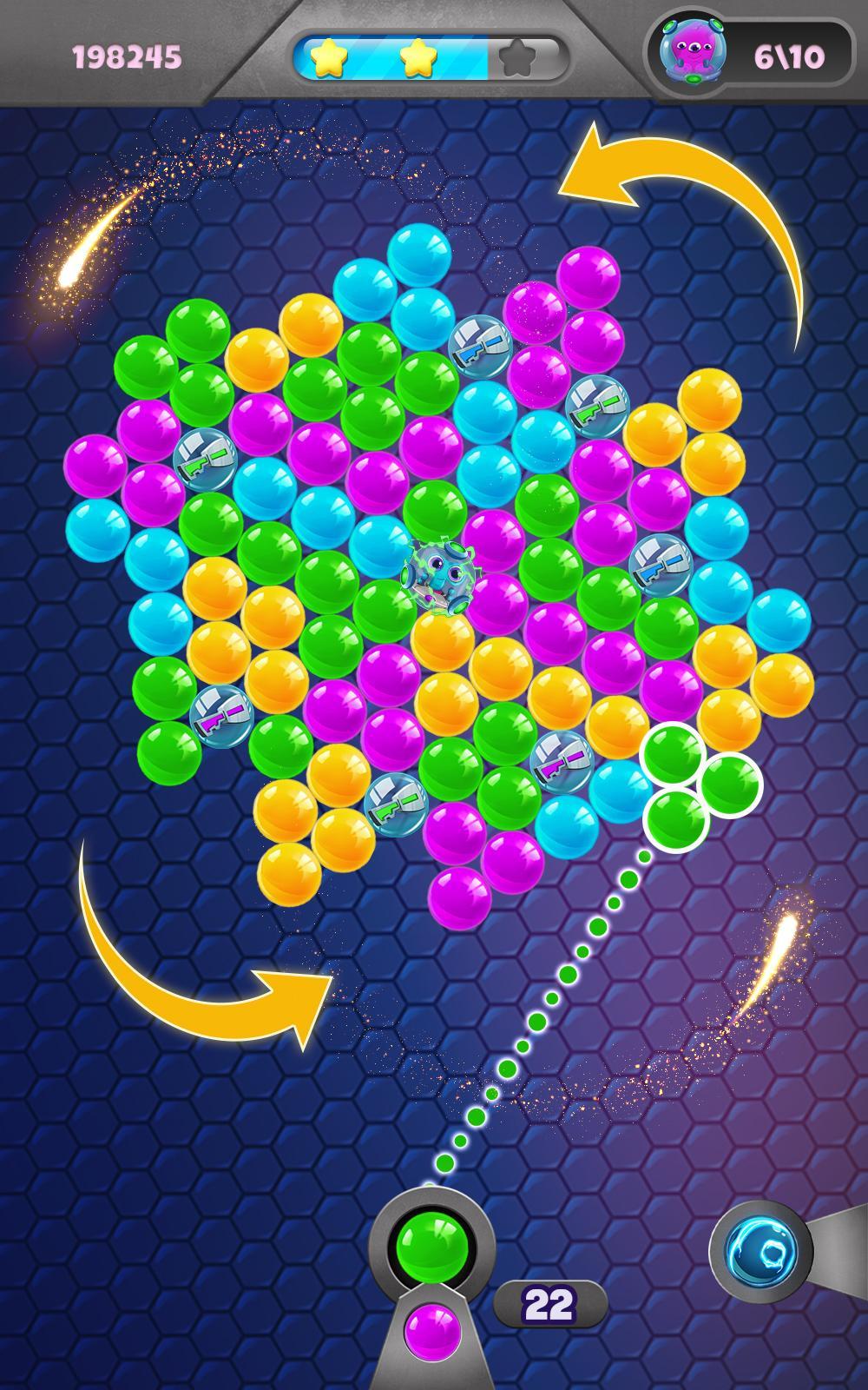 Screenshot of Spin Bubble Puzzle