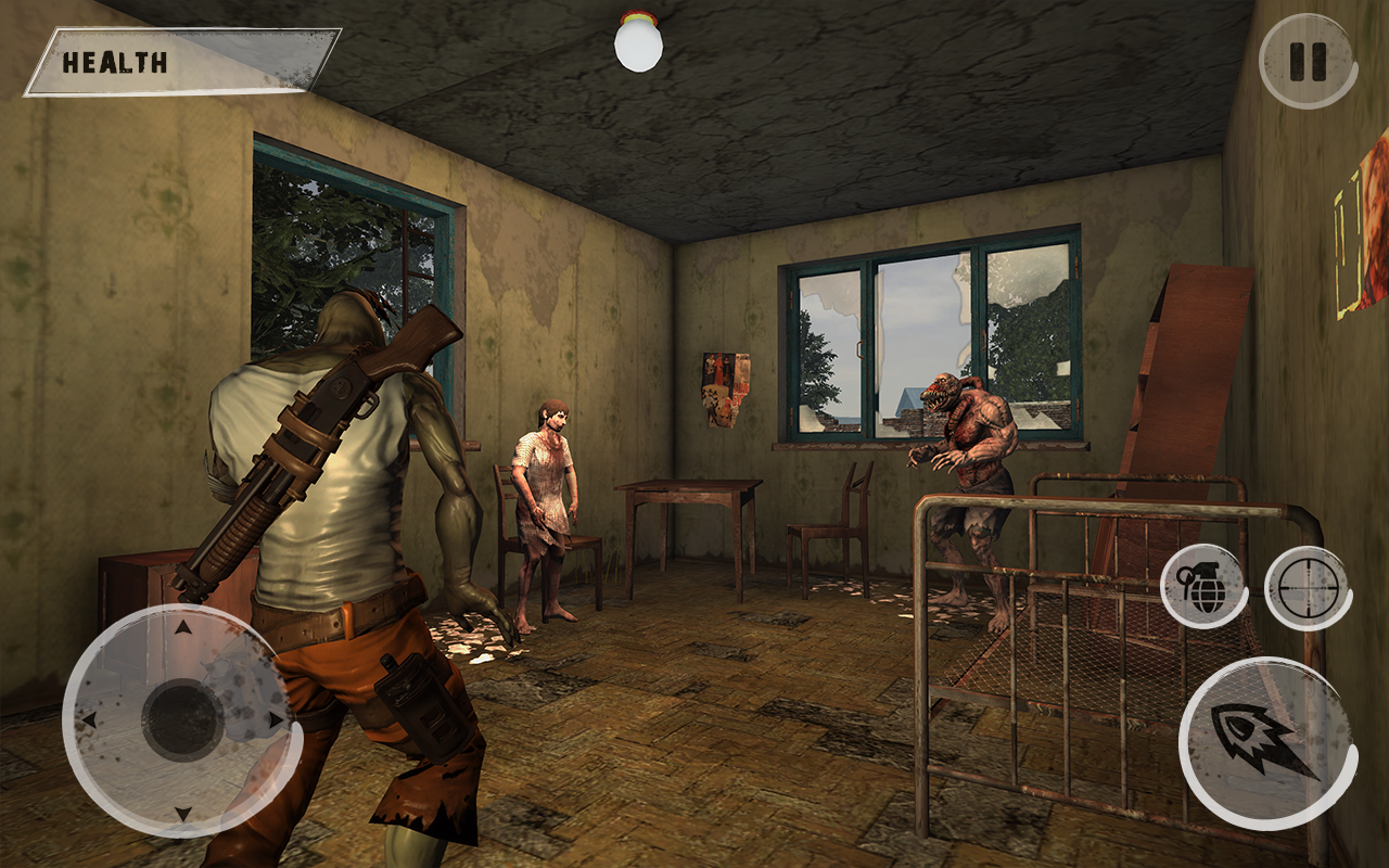 Zombie War Survival Shooter Game Screenshot