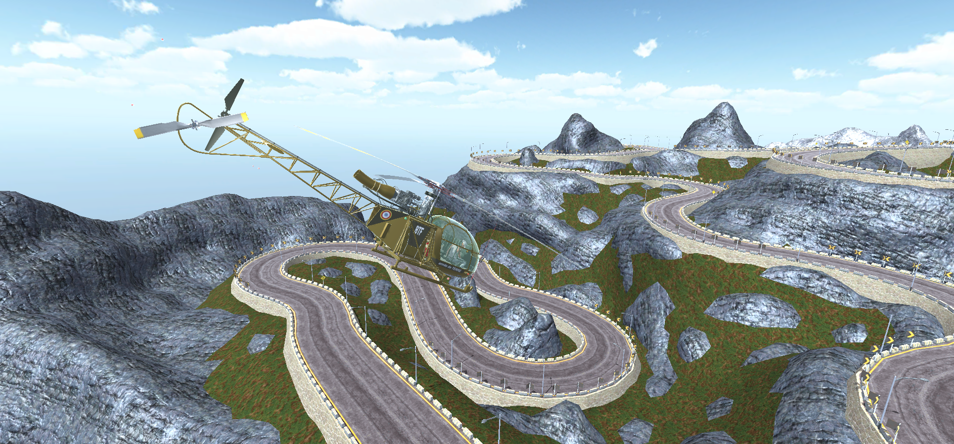 Helicopter Flight Game Game Screenshot