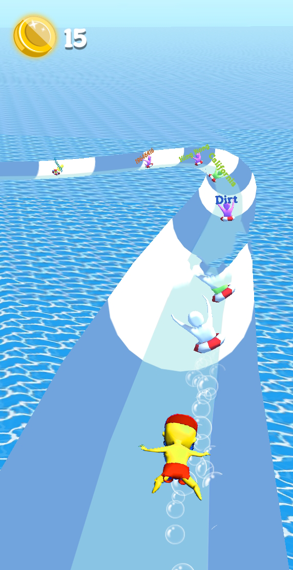 waterpаrk Slide Race. Io Adventure 2019 Game Screenshot