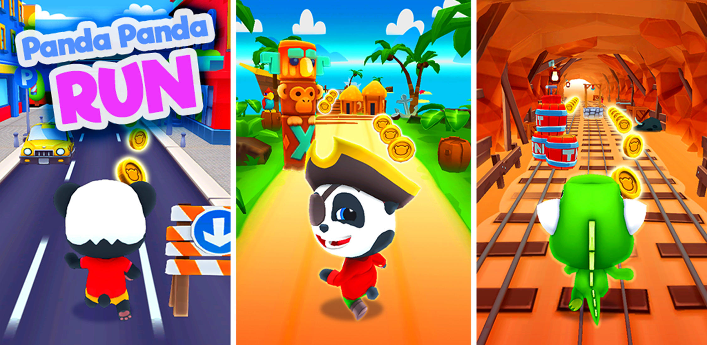 Panda Panda Runner Game Game Screenshot