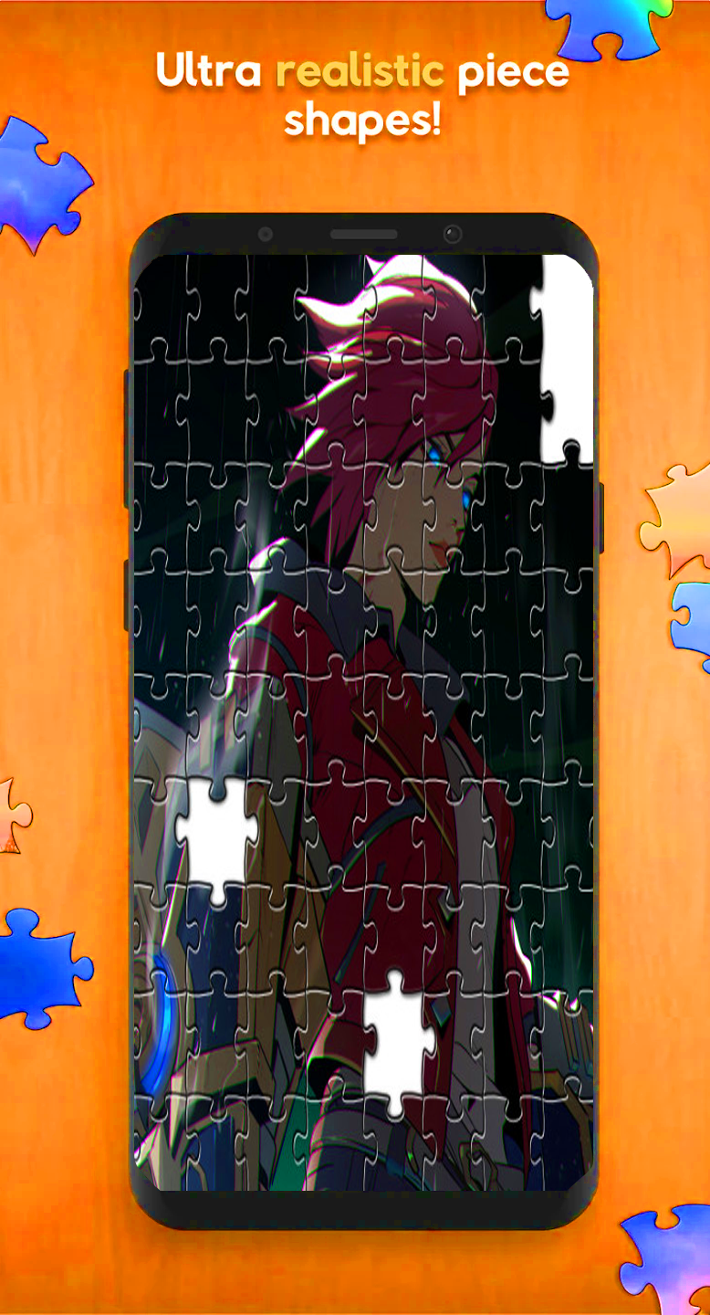 Screenshot of Arcane Anime Jigsaw Puzzle
