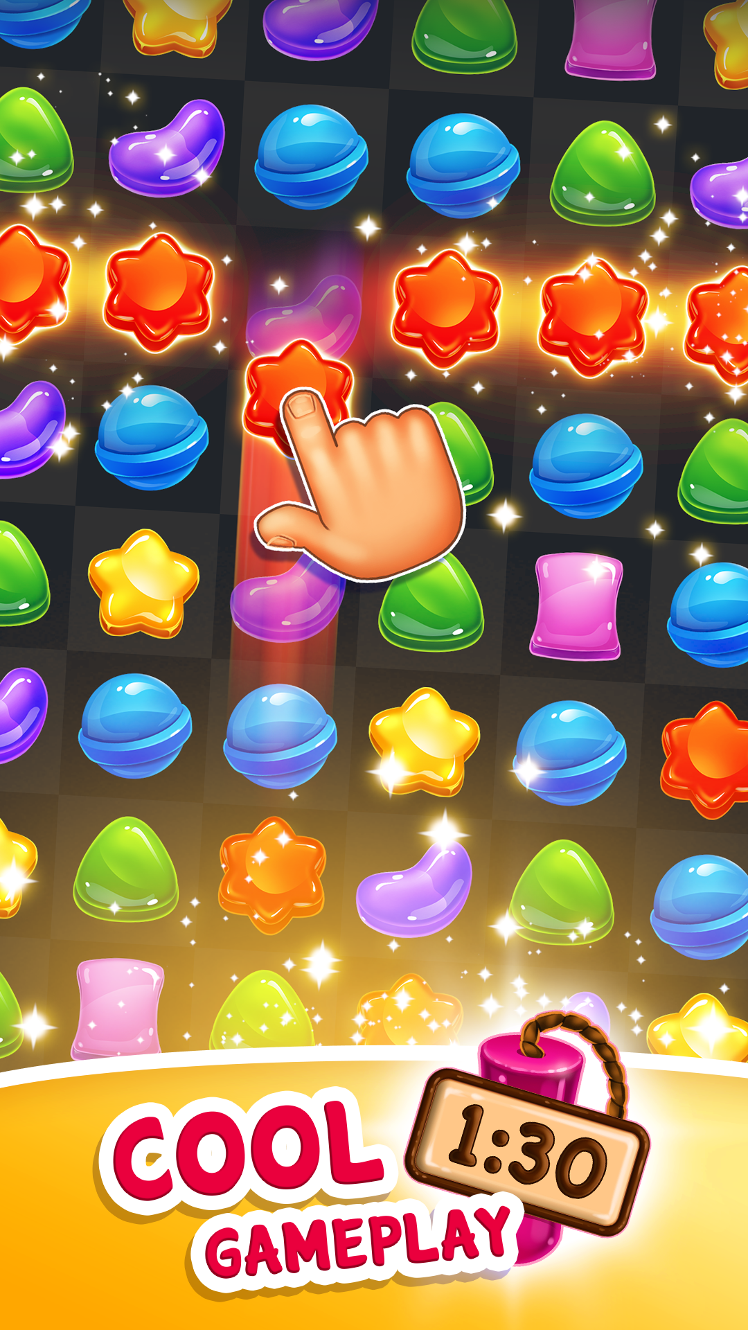 Candy Smash Match 3 Game Screenshot